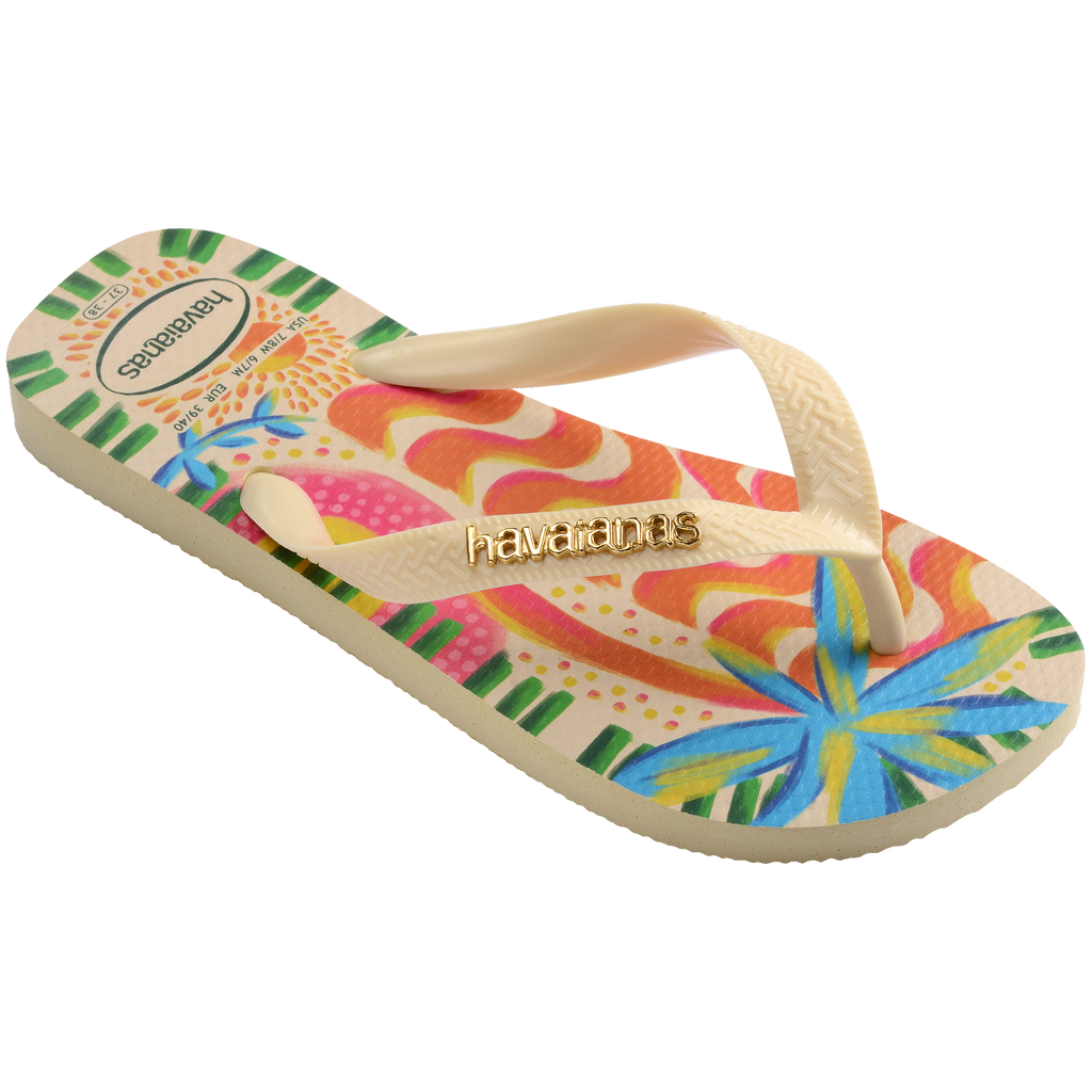 Women's Top Bossa Flip Flops - Buttercream